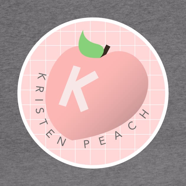 official "kristen peach" logo by kristenpeach